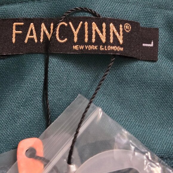 NWT Green Summer Dress with Adjustable Straps – Size Large - Picture 5 of 6